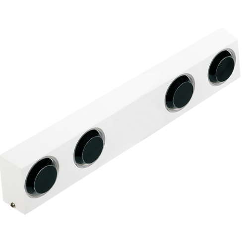 Arandela ARC Retangular 8W 720Lm IP65 Bivolt 3000K