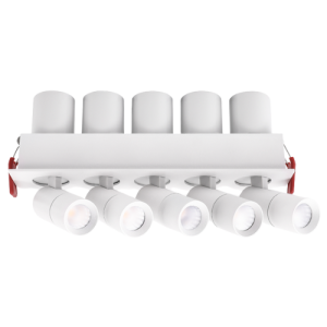 Spot Led De Embutir Omni 5x5W Branco IRC>97 1683Lm 3.000k