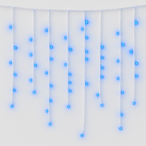 Cascata Led azul