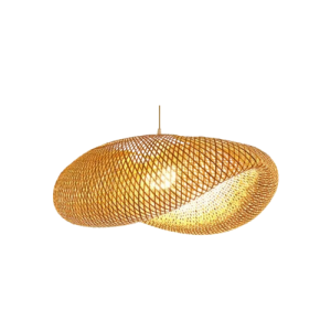 Pendente Cappello Rústico Moderno 1X27 40cm Palha Natural