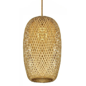 Pendente Vini Rústico Moderno 1X27 14cm Palha Natural