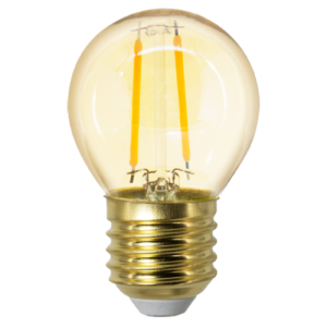 Lâmpada Led G45 Carbono 2W E27 Bivolt