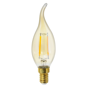 Lâmpada Led Chama Carbono 2W E27 Bivolt