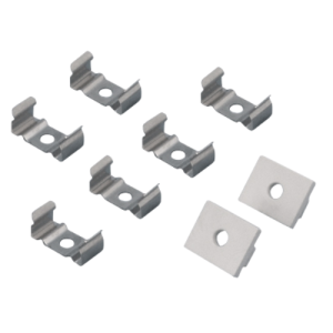 Perfil Ignis de Sobrepor em alumínio 17.5mmX15mm (Inclui Kit de Fixação)