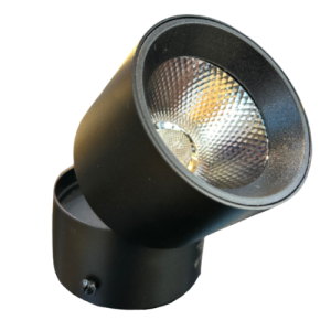 Spot De Sobrepor Direcionável Preto 24º Bivolt 3.000k