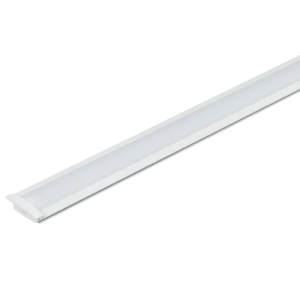 Perfil Slim de Embutir em alumínio 24mmX7mm (Inclui Kit de Fixação)