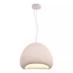 Pendente Wabi-Sabi Orgânico em Resina 30cm 1X27