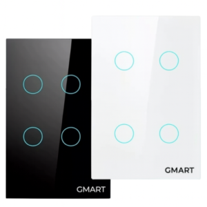 Interruptor Touch Wi-Fi 4 Canais