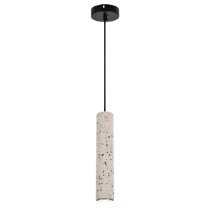 Pendente Cilíndrico em Concreto 6 X 30cm 5W 3.000K