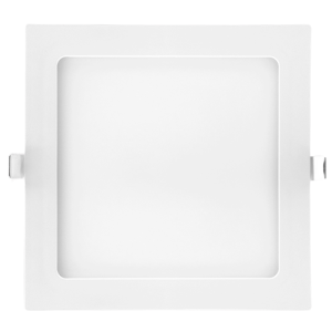 Plafon de Embutir Quadrado Branco 18W Bivolt IP20
