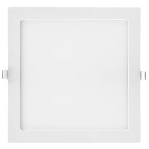 Plafon de Embutir Quadrado Branco 24W Bivolt IP20