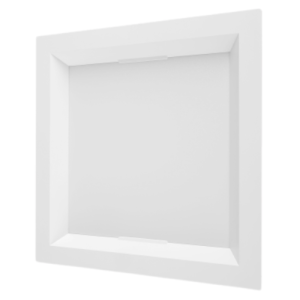 Plafon de Embutir Recuado Quadrado Branco 12W Bivolt IP20