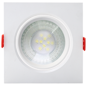 Spot de Embutir com Led Integrado 9W IP20 Bivolt em ABS