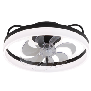 Ventilador de Teto Air Ivory Preto com Plafon