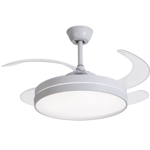 Ventilador de Teto com Plafon Air Basic Pás Retrátil (6)